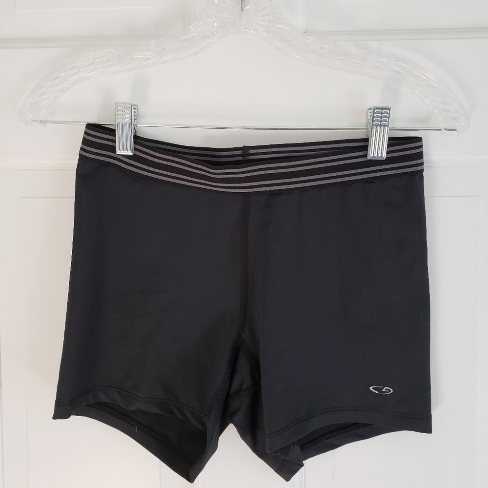 SaleChampion Black Spandex Workout Shorts - Medium